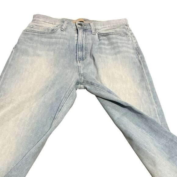 Joe’s Jeans The Blake High Rise Wide Leg Crop Distressed Denim Size 27 NWT - Picture 4 of 10